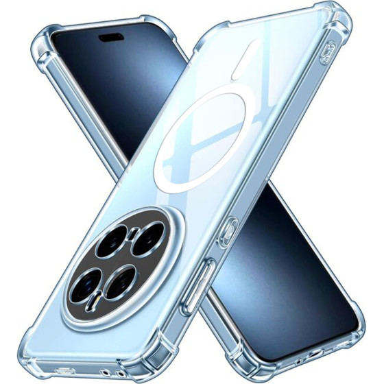 Techsuit - Shockproof Clear Silicone Magsafe - Honor Magic7 Pro - Clear
