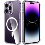 Techsuit - Shockproof Clear Silicone Magsafe - Iphone 14 Pro Max - Clear