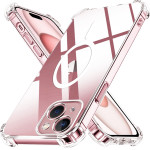 Techsuit - Shockproof Clear Silicone Magsafe - Iphone 15 - Clear
