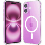 Techsuit - Shockproof Clear Silicone Magsafe - Iphone 16 Plus - Clear