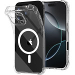 Techsuit - Shockproof Clear Silicone Magsafe - Iphone 16 Pro - Clear