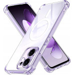 Techsuit - Shockproof Clear Silicone Magsafe - Oppo Reno13 F 4G / Reno13 F 5G / Reno13 Fs 5G - Clear