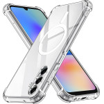 Techsuit - Shockproof Clear Silicone Magsafe - Samsung Galaxy A05s - Clear