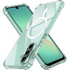 Techsuit - Shockproof Clear Silicone Magsafe - Samsung Galaxy A26 5G - Clear