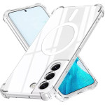 Techsuit - Shockproof Clear Silicone Magsafe - Samsung Galaxy S22 5G - Clear