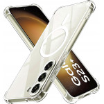 Techsuit - Shockproof Clear Silicone Magsafe - Samsung Galaxy S23 Plus - Clear