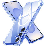 Techsuit - Shockproof Clear Silicone Magsafe - Samsung Galaxy S25 - Clear