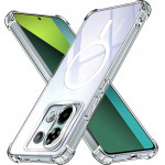 Techsuit - Shockproof Clear Silicone Magsafe - Xiaomi Redmi Note 13 Pro 5G / Poco X6 - Clear