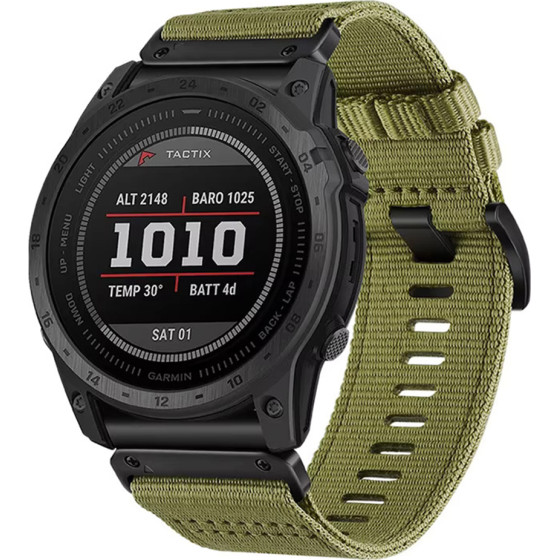 Techsuit - Watchband 22mm (W070) - Samsung Galaxy Watch (46mm)/Watch 3/Gear S3, Huawei Watch GT/Gt 2/Gt 3 (46mm) - Green Dew