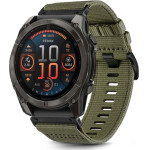 Techsuit - Watchband Quickfit 22mm (W070) - Garmin Fenix 5/5 Plus 6/6 Pro/7/Forerunner 935/945/Approach S60 - Camo Green