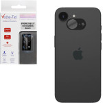 Volte-Tel Tempered Glass Iphone 16E 6.1'' 9H 0.25mm 3D Curved For Camera BLACK