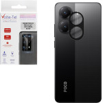 Volte-Tel Tempered Glass Xiaomi Poco X7 Pro 5G 6.67'' 9H 0.25mm 3D Curved For Camera BLACK