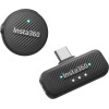 Insta360 Mic Air (1 Transmitter, 1 Reciever) - 10H Battery, 300m Wireless range, built-In Noise Redu - (CINSABWA)