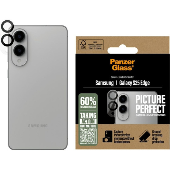 PanzerGlass Tempered Glass For Lens Pictureperfect Lens Protector For Samsung Galaxy S25 Edge - (PG69245)