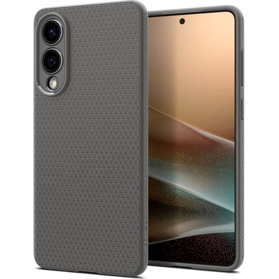 Spigen Liquid Air - Case For Samsung Galaxy S25 Edge (Marble Grey) - (ACS09421)