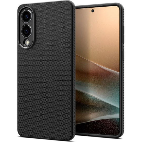 Spigen Liquid Air - Case For Samsung Galaxy S25 Edge (Matte Black) - (ACS09420)