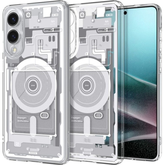 Spigen Ultra Hybrid Mag Magsafe - Case For Samsung Galaxy S25 Edge (Zero One White) - (ACS09417)