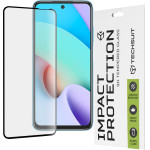 Techsuit - 111D Full Cover / Full Glue Glass - Xiaomi Redmi 10 / Redmi 10 2022 - Black