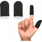 Techsuit - Mobile Gaming Finger Sleeve (FS2) - for Peaceful Elite, King of Glory, Call of Duty - Black