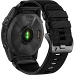 Techsuit - Watchband QuickFit 20mm (W070) - Instinct 2S Solar/Approach S70 42mm/Fenix 7S Pro Sapphire Solar - Obsidian Black