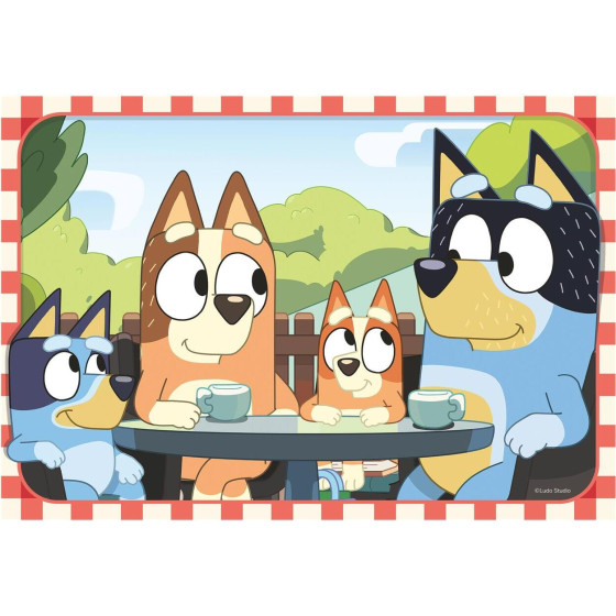 Ravensburger Puzzle: Bluey And The Heeler Family (2x12pcs) (12004111)