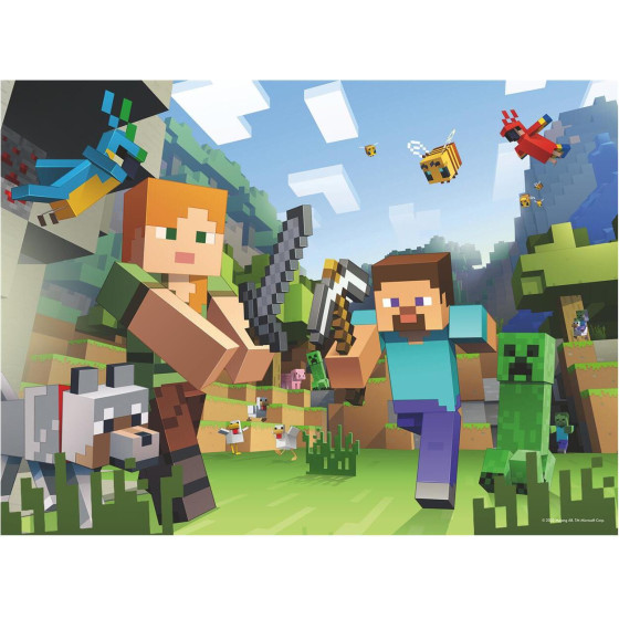 Ravensburger Puzzle: Minecraft - Steve And Alex (100XXLpcs) (12004176)