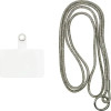 Vivid Lanyard Rhinestone Neck Strap Silver - (CS-Phl 1-2403003)