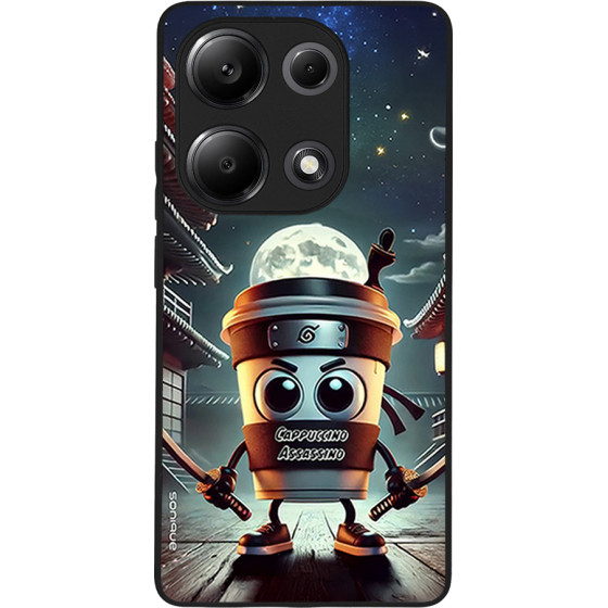 Sonique ���� Italian Brainrot Series ��� Xiaomi Redmi Note 13 Pro 4G / Poco M6 Pro 4G / Redmi Note 14S Cappuccino Assassino
