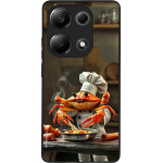 Sonique ���� Italian Brainrot Series ��� Xiaomi Redmi Note 13 Pro 4G / Poco M6 Pro 4G / Redmi Note 14S Chef Crabracadabra