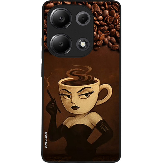 Sonique ���� Italian Brainrot Series ��� Xiaomi Redmi Note 13 Pro 4G / Poco M6 Pro 4G / Redmi Note 14S Espresso Signora