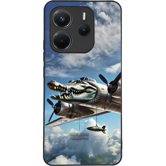 Sonique ���� Italian Brainrot Series ��� Xiaomi Redmi Note 14 4G (163.3mm x 76.6mm x 8.2mm) Bombardino Crocodilo