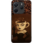 Sonique ���� Italian Brainrot Series ��� Xiaomi Redmi Note 14 4G (163.3mm x 76.6mm x 8.2mm) Espresso Signora