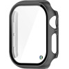 Volte-Tel Tempered Glass Apple Watch 10 46mm 1.96'' 9H 0.30mm Pc Edge Cover With Key 3D Full Glue Full Cover GREY