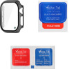 Volte-Tel Tempered Glass Apple Watch 10 46mm 1.96'' 9H 0.30mm Pc Edge Cover With Key 3D Full Glue Full Cover GREY