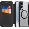 Dux Ducis Wallet Case Skin X Pro Compatible With Magsafe For Samsung S25 Edge black