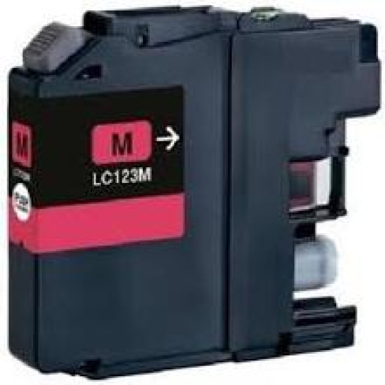 Ink Cartridge Magenta Replaces Brother LC123M Xl OEM - (LC123MXL_IC)