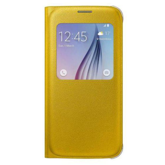 ���� FLIP S-VIEW PU SAMSUNG EF-CG920PYEG G920 GALAXY S6 �������