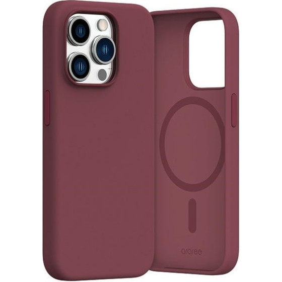 Araree Etui Typoskin M Iphone 15 Pro 6.1'' Deep Red - (AR20-01849B)