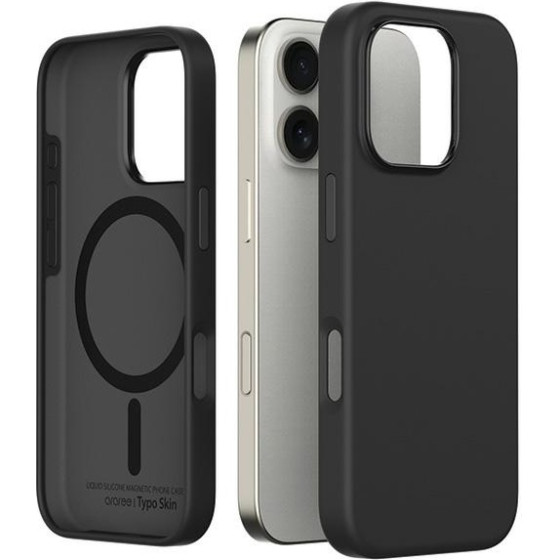 Araree Etui Typoskin M Iphone 16 Pro 6.3'' Black - (AR20-02117A)