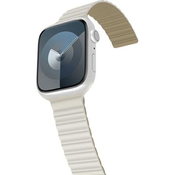 Araree Pasek Silicone Link Apple Watch42/44/45/49mm Warm white-Khaki - (AR70-01907C)