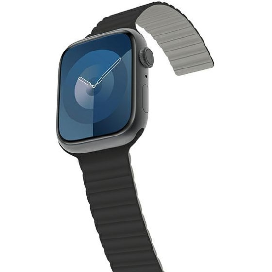 Araree Pasek Silicone Link Apple Watch42/44/45/49mm black-Gray - (AR70-01907A)