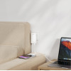 4sMarts Wall Charger Flatplug Slim Dual 45W Gan 2xUSB-C White - (542045)