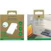 4sMarts Wall Charger Flatplug Slim Dual 45W Gan 2xUSB-C White - (542045)