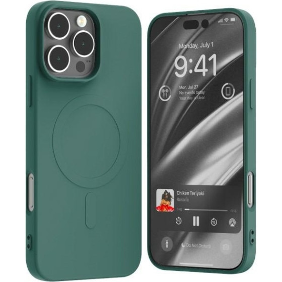 Mercury Magsafe Semi-Silicone Iphone 16 Pro Max 6,9'' green