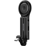 Usams Adapter AU11 2w1 USB-C - 3,5mm+USB-C + Ring Holder Black (US-SJ359) - (SJ359TC01)