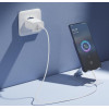 XO wall charger CE33 QC 18W 1x USB white + cable USB-C