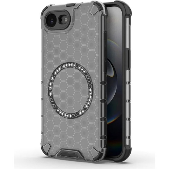 Techsuit - Honeycomb Shield Magsafe - Iphone 16e - Black
