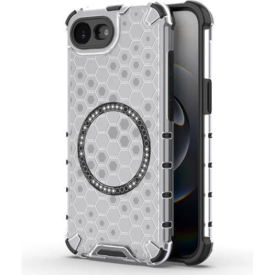 Techsuit - Honeycomb Shield Magsafe - Iphone 16e - White
