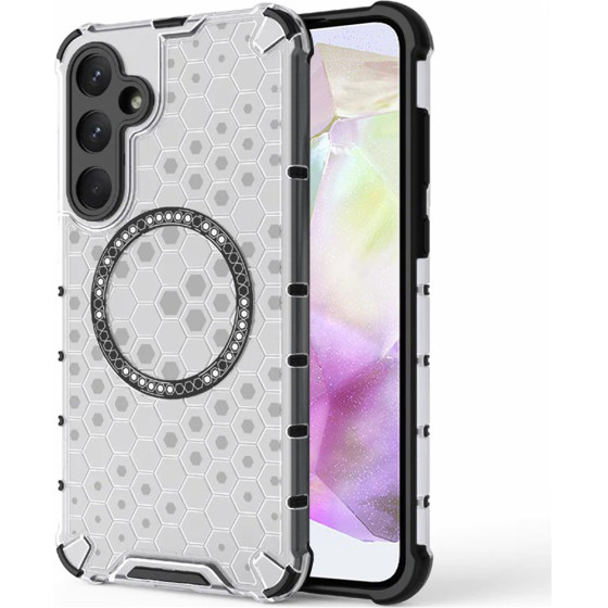 Techsuit - Honeycomb Shield Magsafe - Samsung Galaxy A35 5G - White