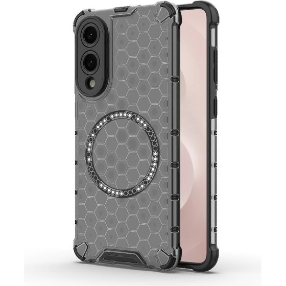 Techsuit - Honeycomb Shield Magsafe - Samsung Galaxy S25 Edge - Black